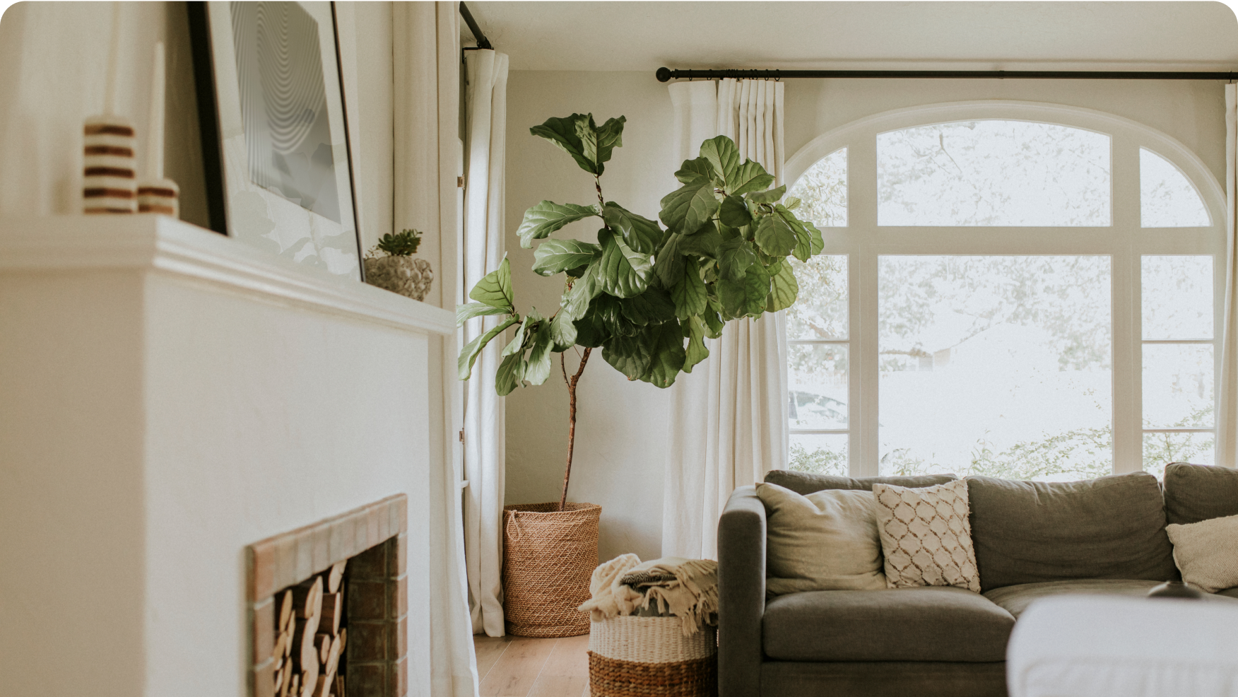 Living room in a remote house